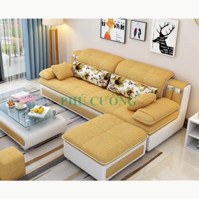 Top 6 mẫu ghế sofa màu cam giúp không gian phòng khách nổi bật 2
