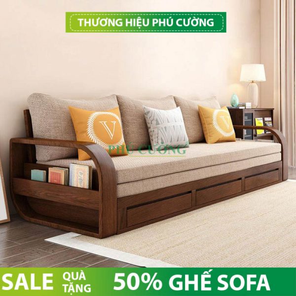 Sofa gỗ văng nhập khẩu chọn lựa dành cho các căn phòng vừa và nhỏ