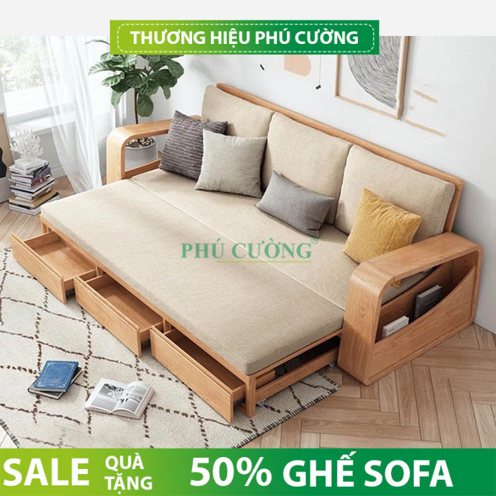 Sofa giường gỗ đa năng A278 Phú Cường: Với kiểu dáng đẹp và chức năng đa dạng như giường, ghế sofa và ngăn chứa đồ, sản phẩm đa năng A278 của Phú Cường sẽ là giải pháp không thể tuyệt vời hơn cho không gian nhà của bạn. Bạn sẽ không thể tin được độ tiện lợi và sự linh hoạt của sản phẩm này.