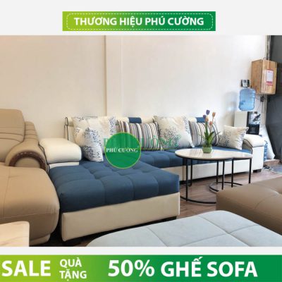 Các kiểu sofa vải đẹp dành cho phòng khách chung cư hiện đại 3