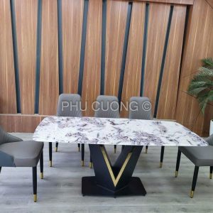 Bàn ăn 6 ghế chắc chắn cao cấp BK035