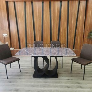 Bàn ăn 4 ghế nhỏ gọn 1m4 BK020