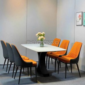 Bộ bàn ăn 6 ghế 1m6 giá rẻ BA011