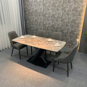 Bộ bàn ăn 4 ghế tiết kiệm BA052