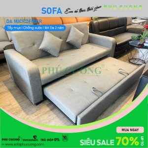 Sofa Giường Tẩy mực đa năng ngã lưng & kéo ra A974