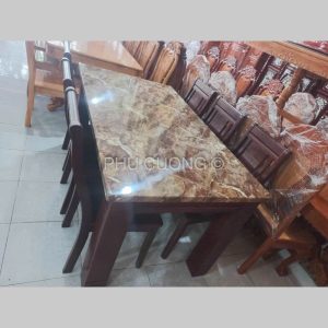 Bàn ăn gỗ màu nội thất gỗ LTS017