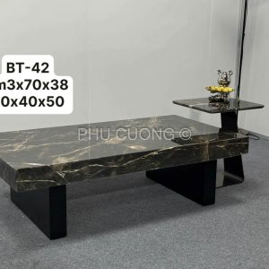 Bàn ăn đá đen BT-42