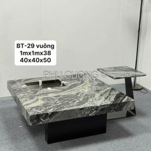 Bàn đá xám đen vân trà sữa BT-29