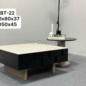 Bàn trà vuông tròn BT-22