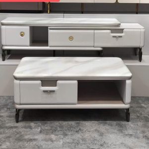 Bàn trà sofa mặt đá chữ nhật