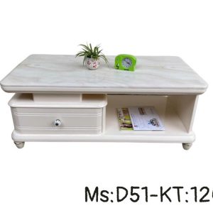 Bàn trà sofa mặt đá chữ nhật D51