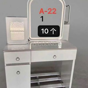 Bàn trang điểm gương chữ nhật đứng TD22