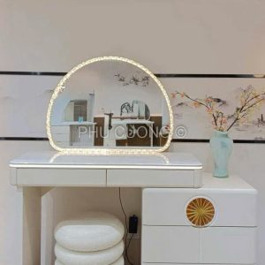 Bàn trang điểm trắng sữa đẹp BPF131