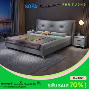 Giường ngủ đầu giường gòn êm GU013