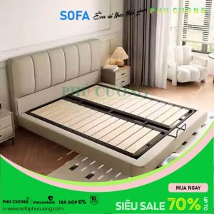 Giường ngủ tựa đầu giản GU016