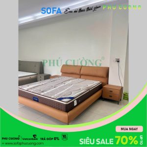 Giường ngủ chân cao 15cm GU024