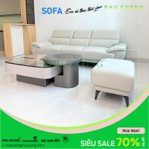 Ghế đôn sofa cao cấp chân Titan D010