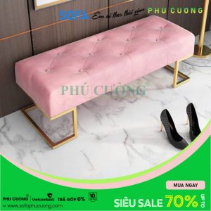 Ghế đôn sofa chữ nhật dài đẹp D018