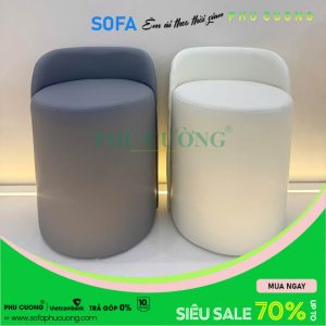 Ghế đôn bàn trang điểm trơn D036