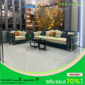 [A988] Ghế sofa nhà phố phong cách Tân cổ điển sang trọng