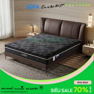 [GU036] Giường ngủ Da Tẩy Mực + Chống Trầy 2in1