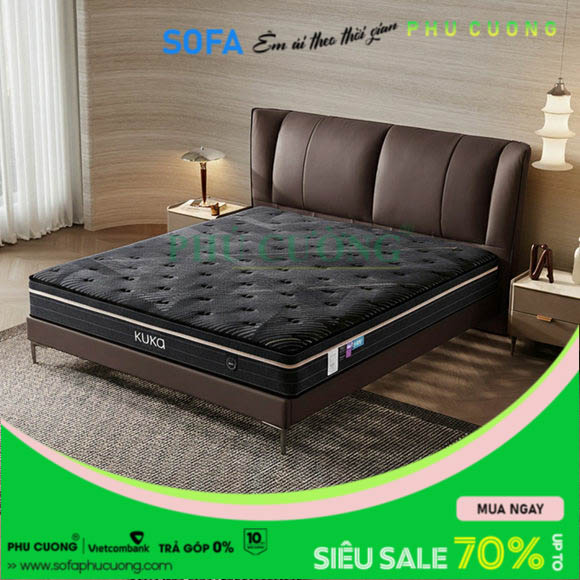 [GU036] Giường ngủ Da Tẩy Mực + Chống Trầy 2in1
