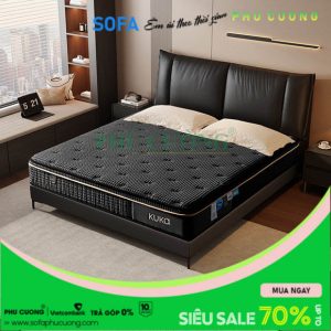 [GU035] Giường ngủ bọc da IVACHIMO cao cấp